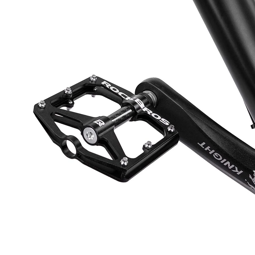 ROCKBROS Mountain MTB Bike Flat 9/16 Lightweight Carbon Fiber Sealed Bearing Pedals - Image 5