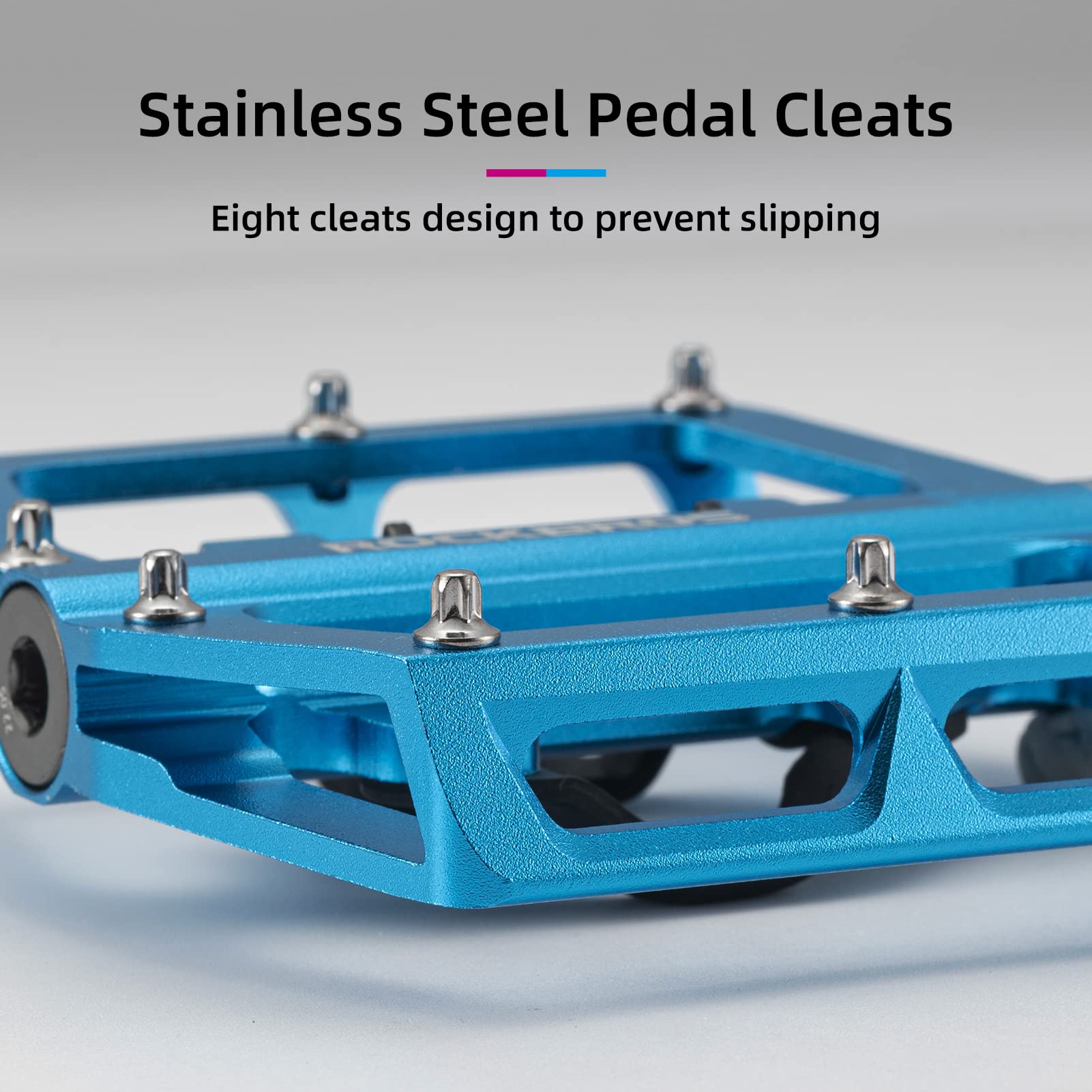 ROCKBROS MTB Aluminum Bike Pedals Compatible with SPD - Image 11