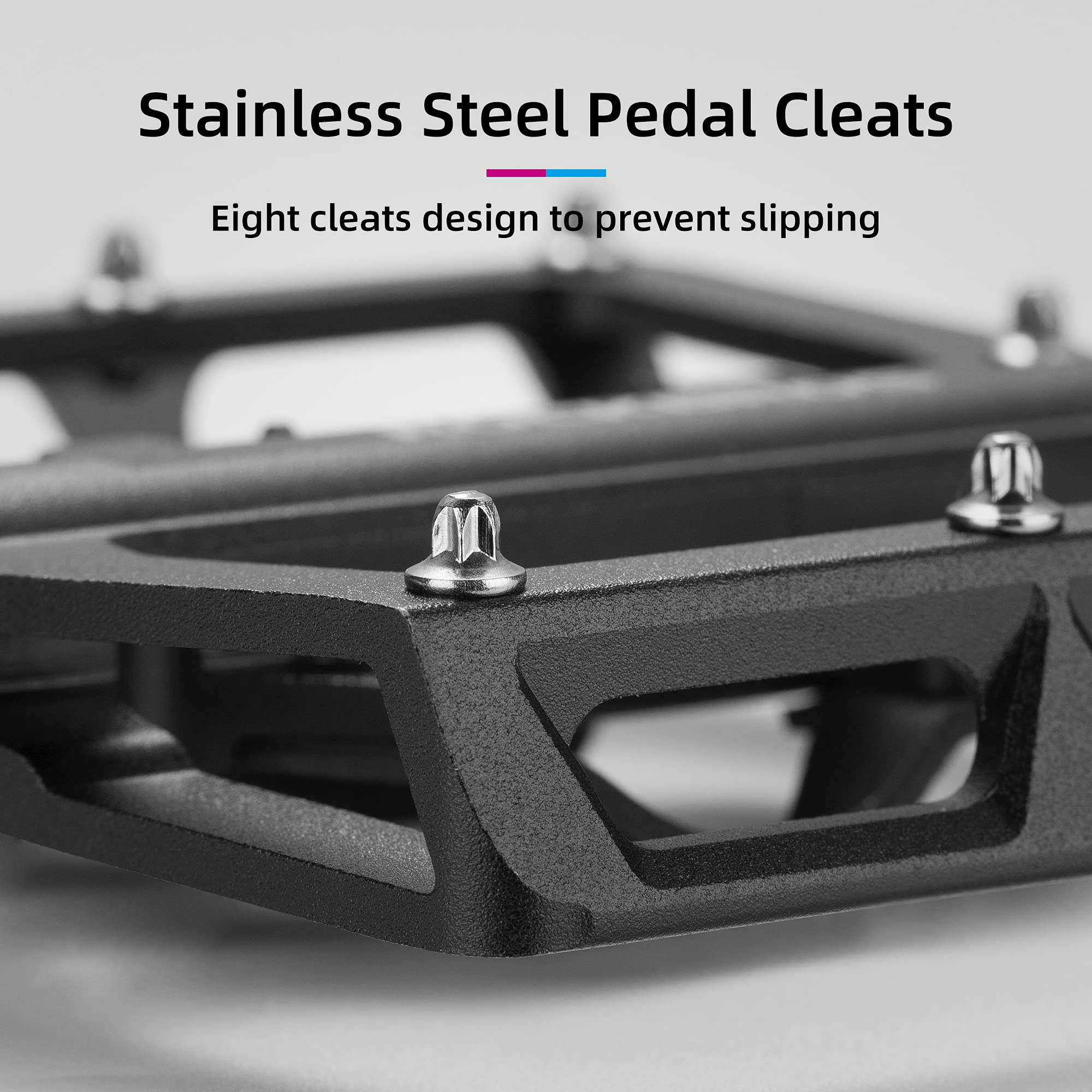 ROCKBROS MTB Aluminum Bike Pedals Compatible with SPD - Image 3