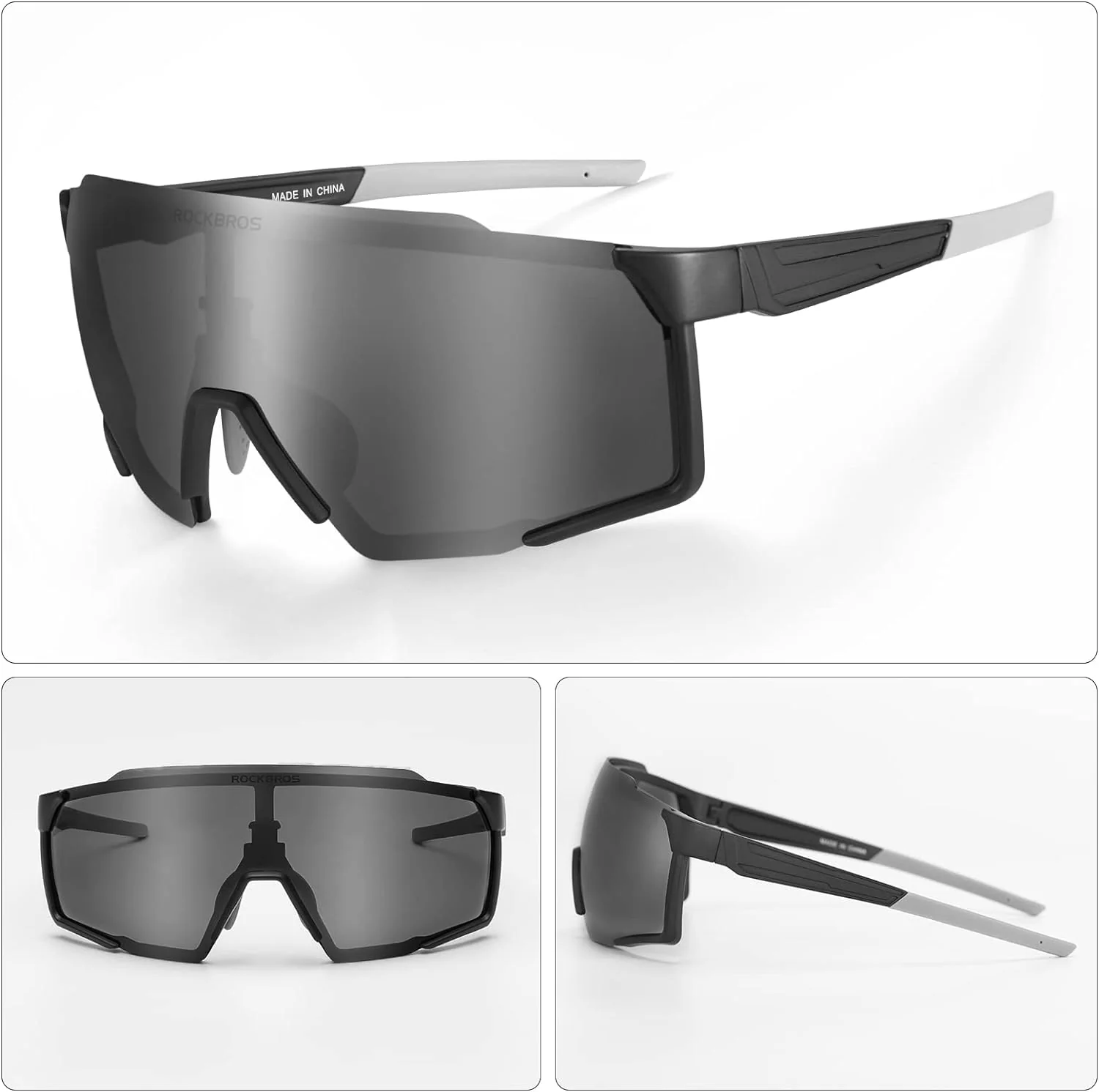 ROCKBROS MTB Cycling Sunglasses UV400 Polarized Lightweight HD Lens - Image 8