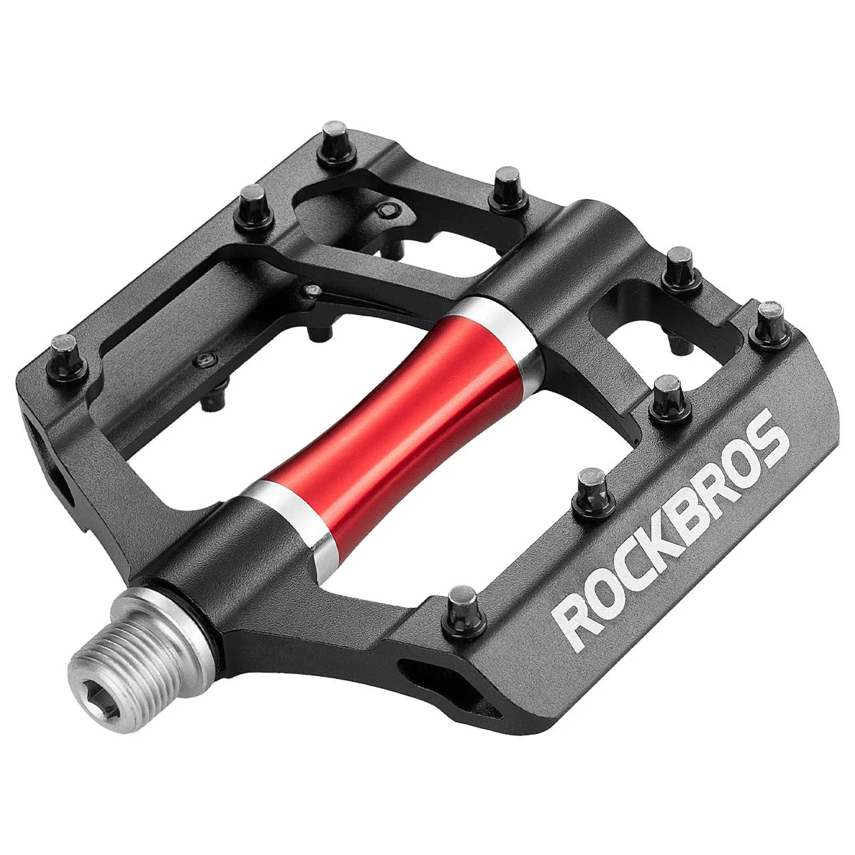 ROCKBROS MTB Pedals Platform Bike Pedal Aluminum 9/16" Bicycle Pedal Non-Slip Lightweight Flat Pedals for BMX Road Mountain Bikes - Image 10
