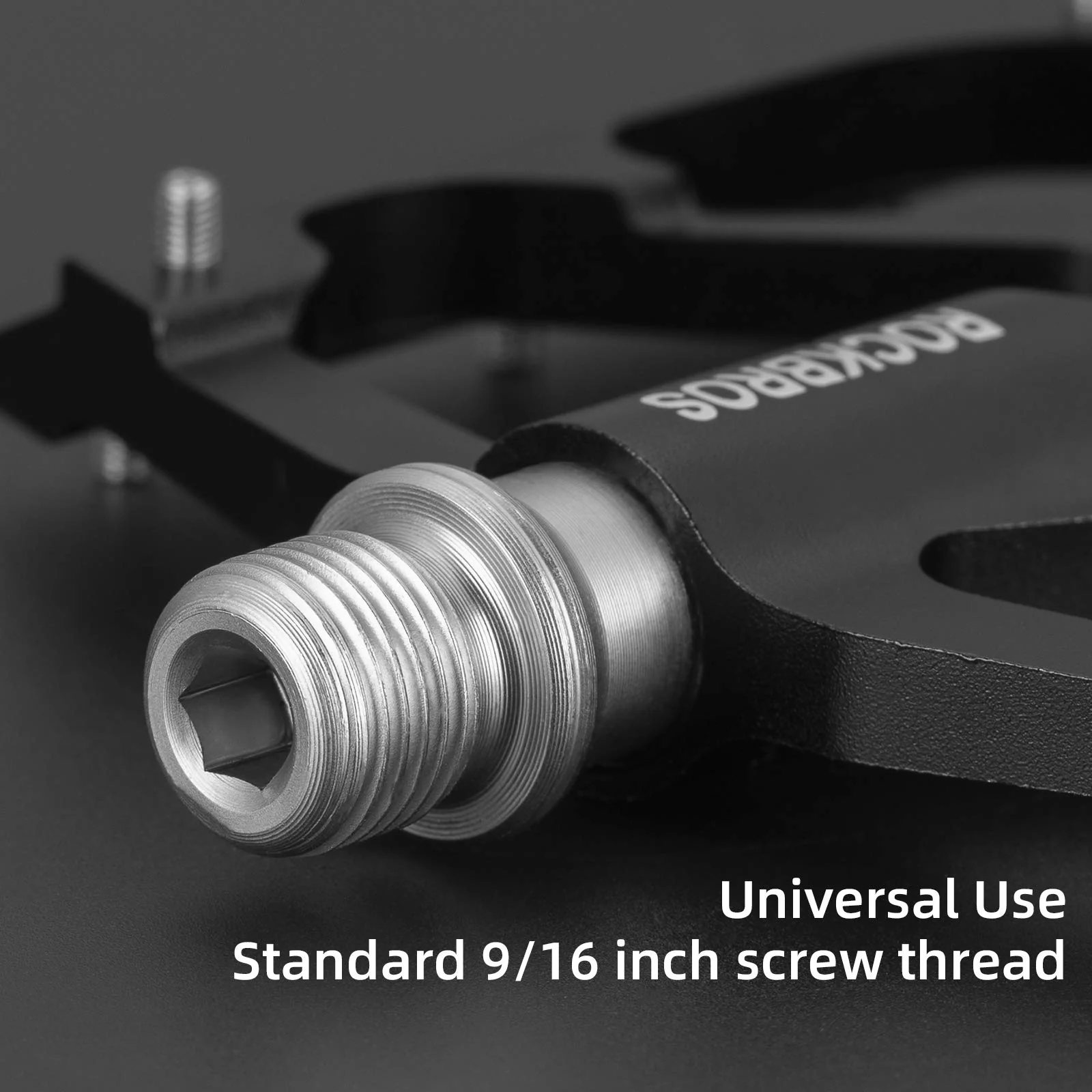 ROCKBROS MTB Pedals Platform Bike Pedal Aluminum 9/16" Bicycle Pedal Non-Slip Lightweight Flat Pedals for BMX Road Mountain Bikes - Image 19