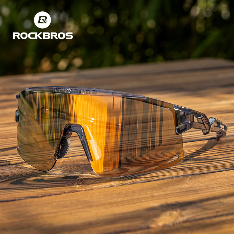ROCKBROS Photochromic Cycling Glasses Anti-fog UV Protection Mountain Bike Glasses - Image 9