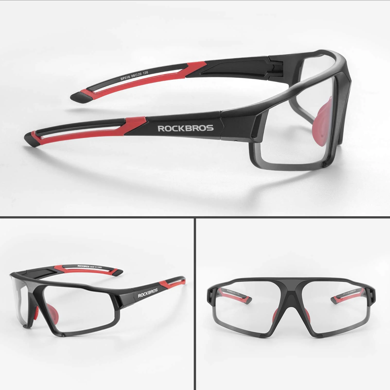 ROCKBROS Photochromic Cycling Glasses UV400 Lens - Image 15
