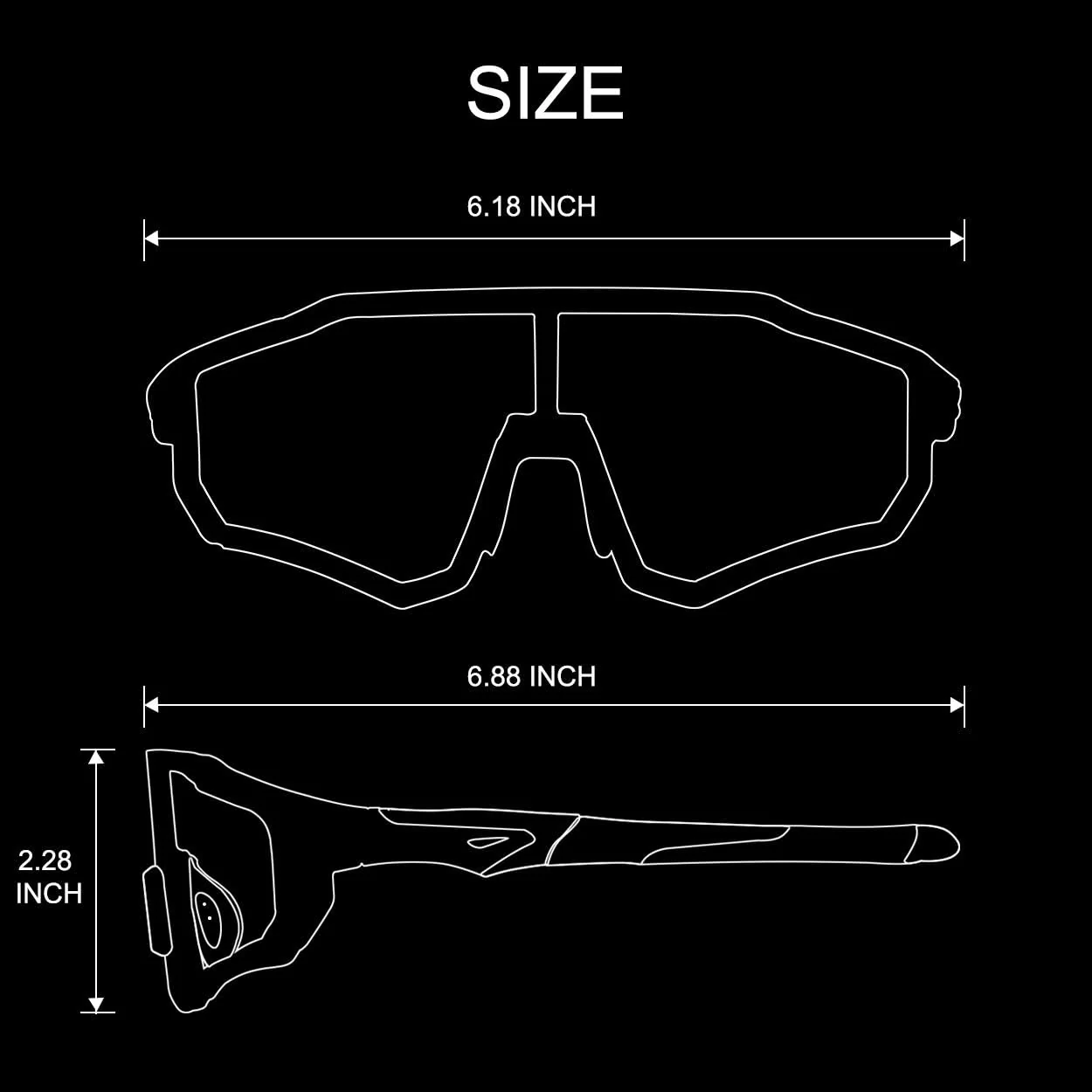 ROCKBROS Photochromic Cycling Sunglasses UV Protection Windproof Lightweight - Image 12