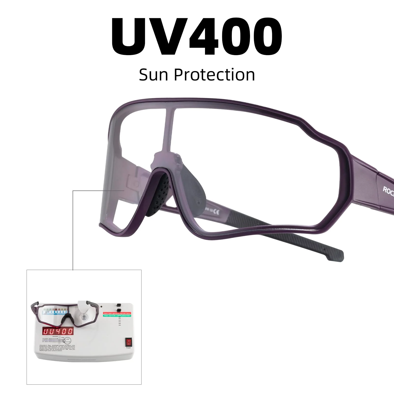 ROCKBROS Photochromic Sunglasses Reduce Wind Resistance - Image 12