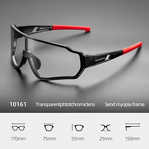 ROCKBROS Photochromic Sunglasses Reduce Wind Resistance - Image 15