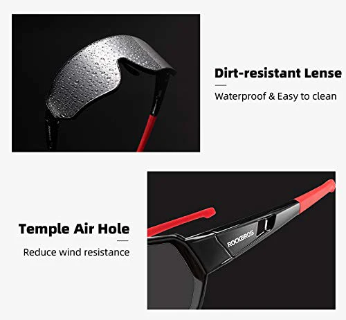 ROCKBROS Photochromic Sunglasses Reduce Wind Resistance - Image 17