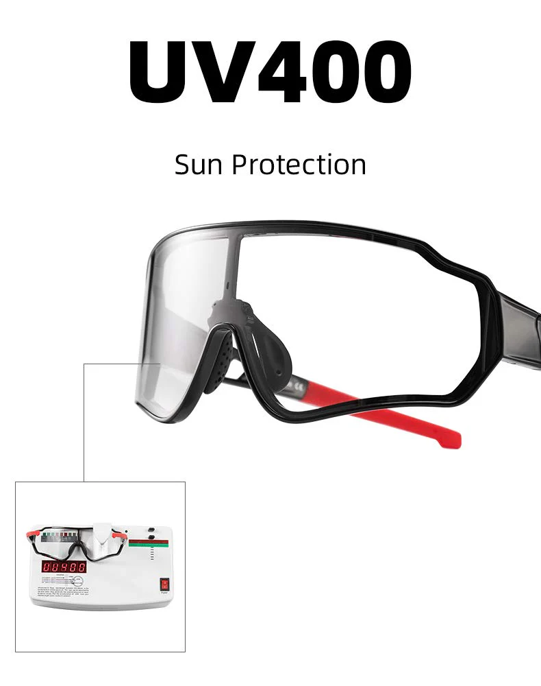 ROCKBROS Photochromic Sunglasses Reduce Wind Resistance - Image 18