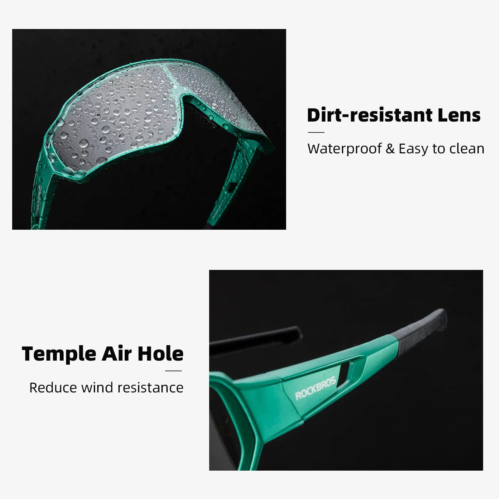 ROCKBROS Photochromic Sunglasses Reduce Wind Resistance - Image 25