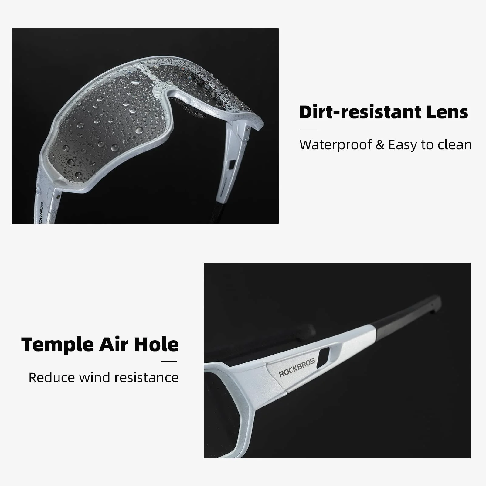 ROCKBROS Photochromic Sunglasses Reduce Wind Resistance - Image 5