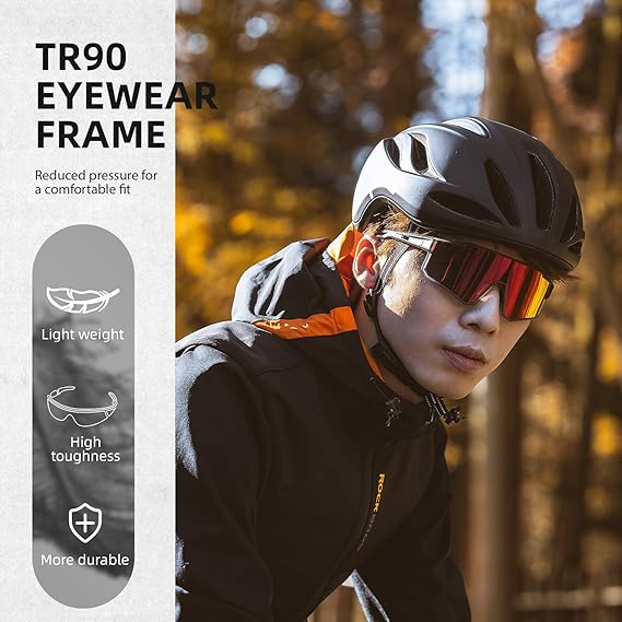ROCKBROS Polarized Cycling Sunglasses UV400 Protection TR90 Frame Unisex - Image 13