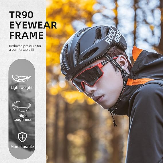 ROCKBROS Polarized Cycling Sunglasses UV400 Protection TR90 Frame Unisex - Image 19