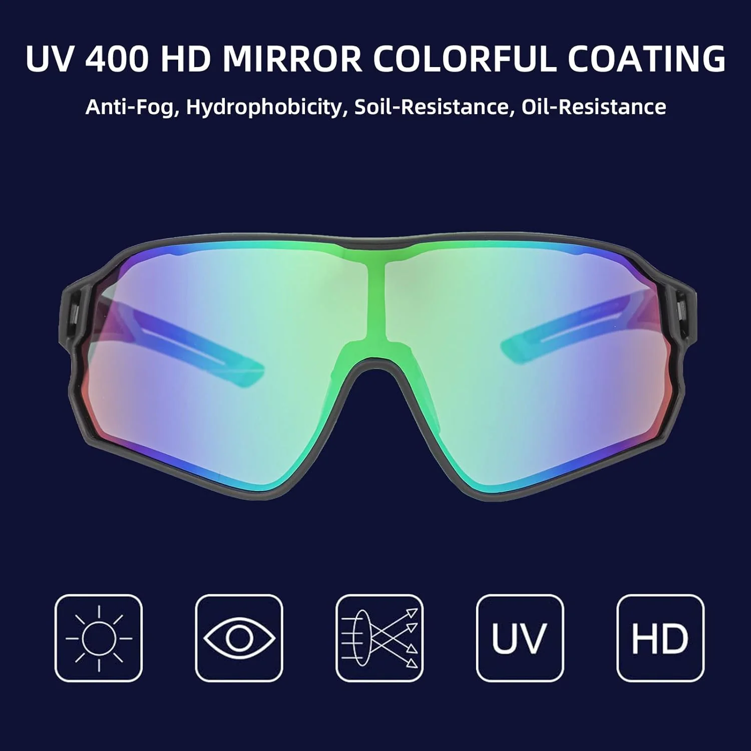 ROCKBROS Polarized Sunglasses UV Protection for Women Men Cycling - Image 25