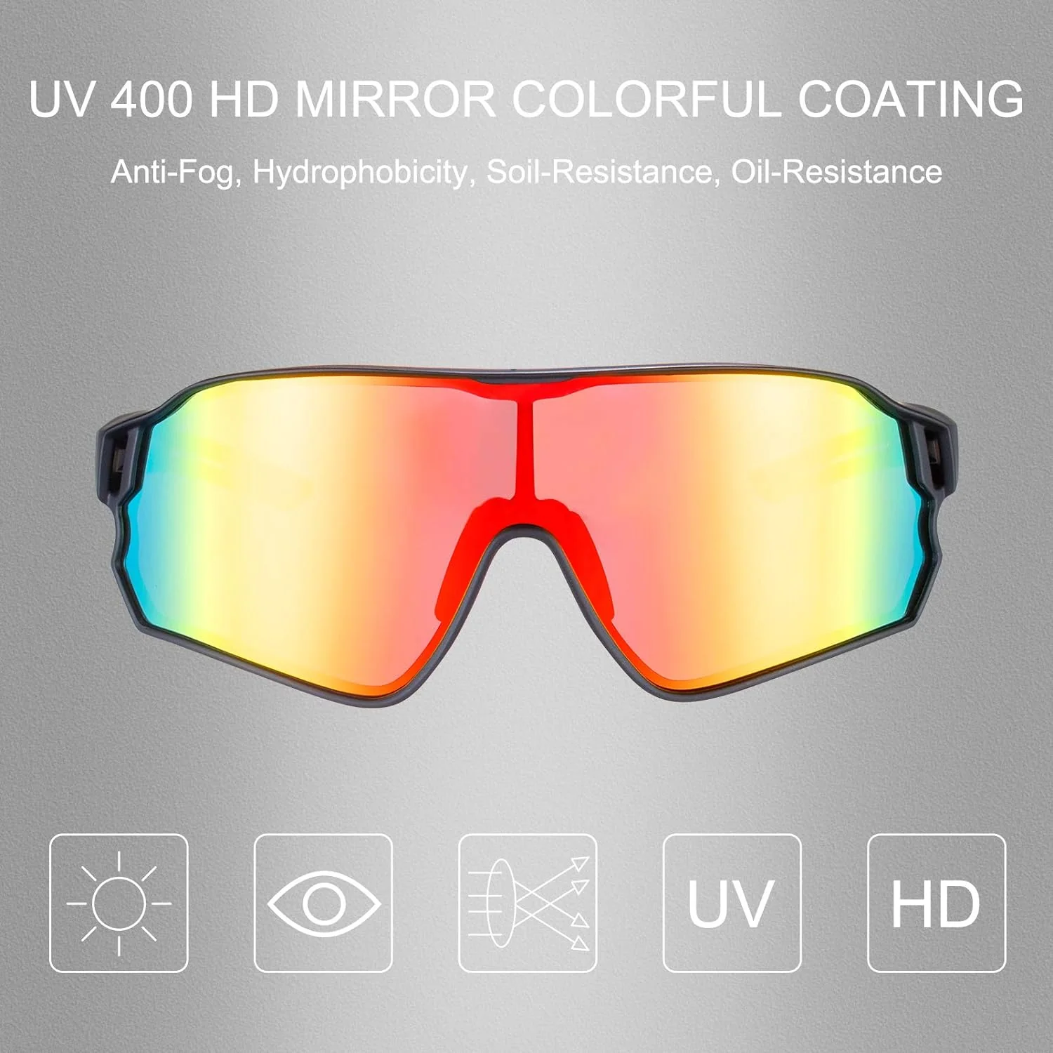 ROCKBROS Polarized Sunglasses UV Protection for Women Men Cycling - Image 30