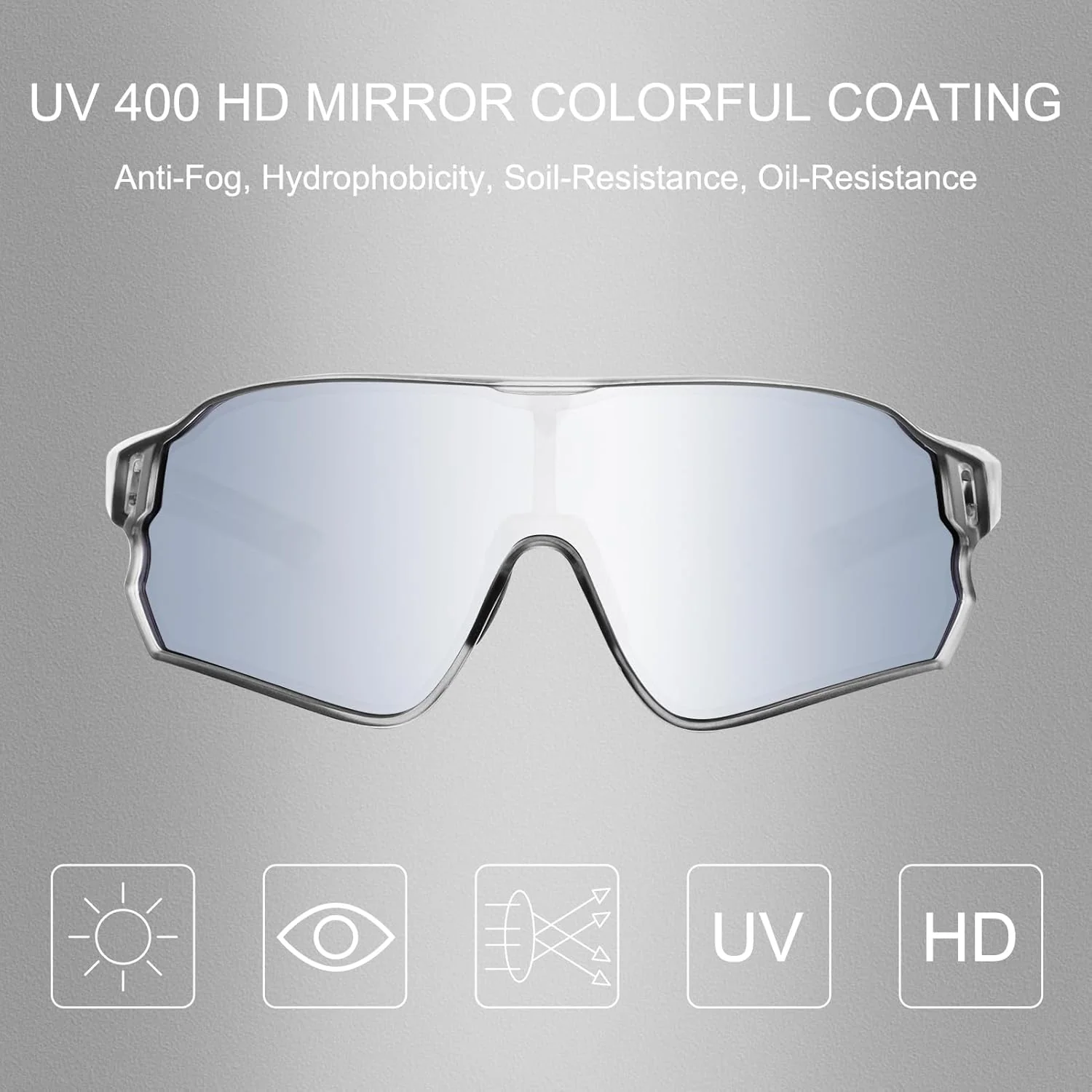 ROCKBROS Polarized Sunglasses UV Protection for Women Men Cycling - Image 48