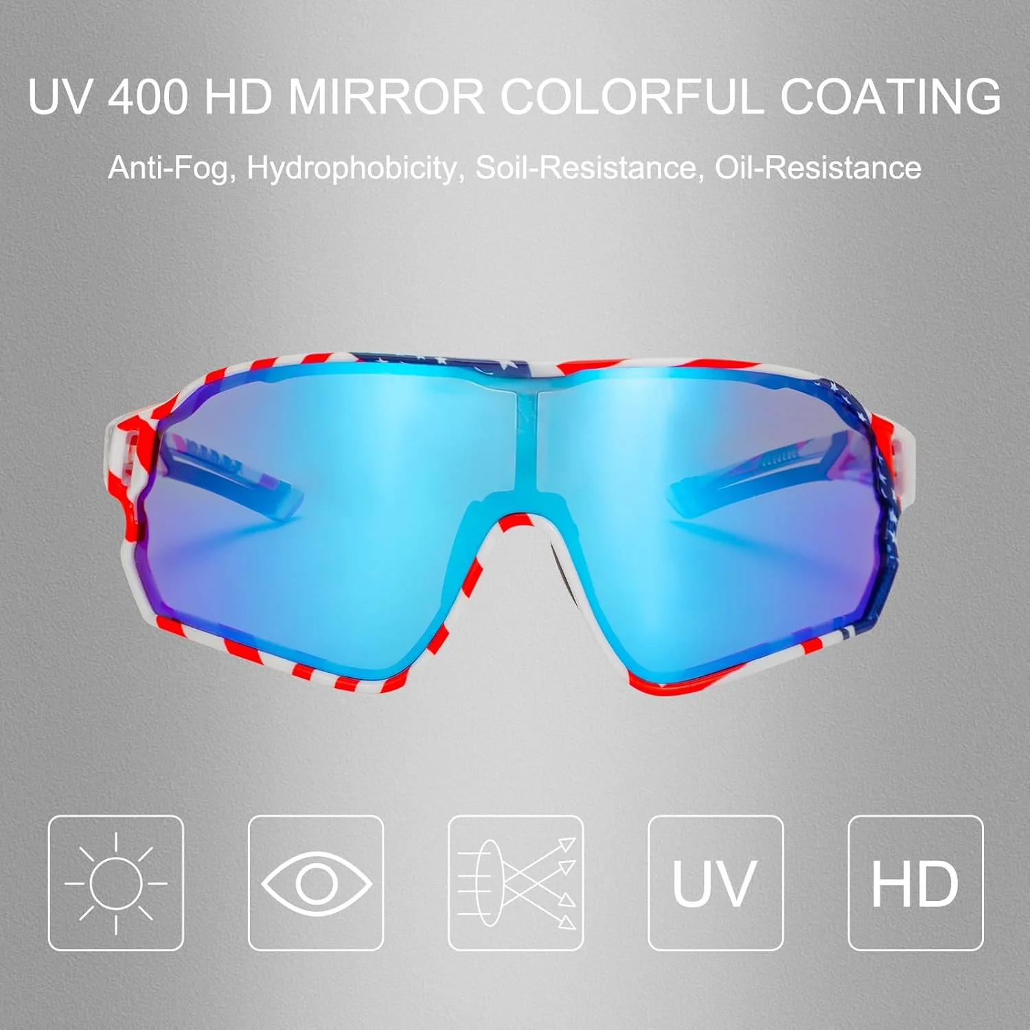 ROCKBROS Polarized Sunglasses UV Protection for Women Men Cycling - Image 64