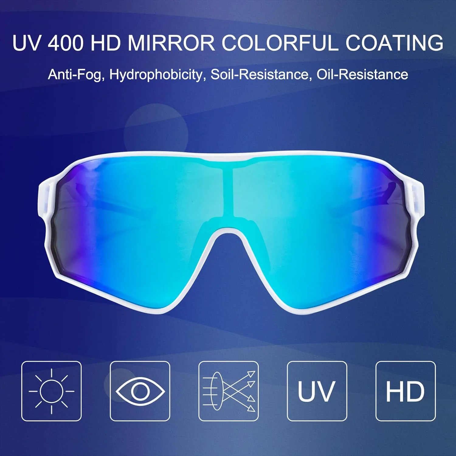 ROCKBROS Polarized Sunglasses UV Protection for Women Men Cycling - Image 70