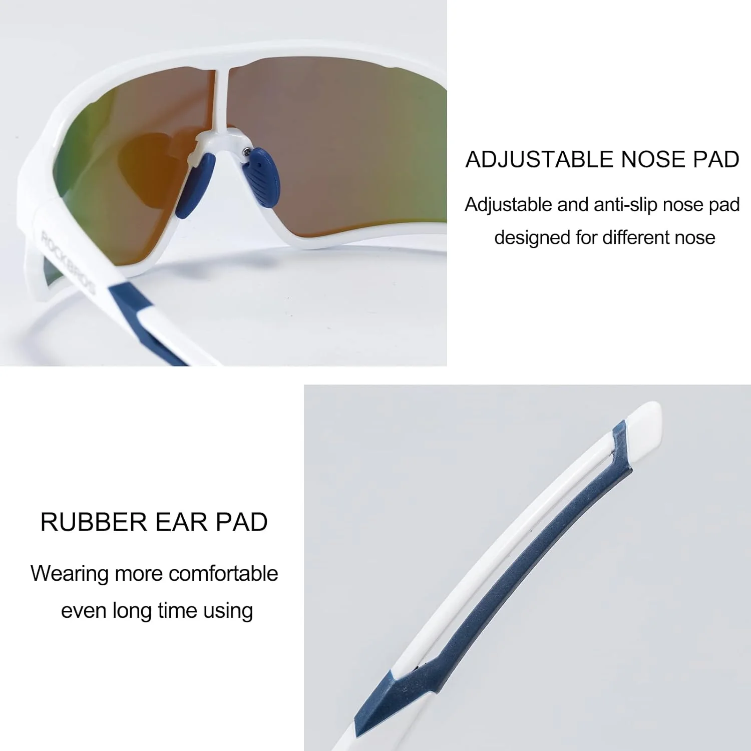 ROCKBROS Polarized Sunglasses UV Protection for Women Men Cycling - Image 73