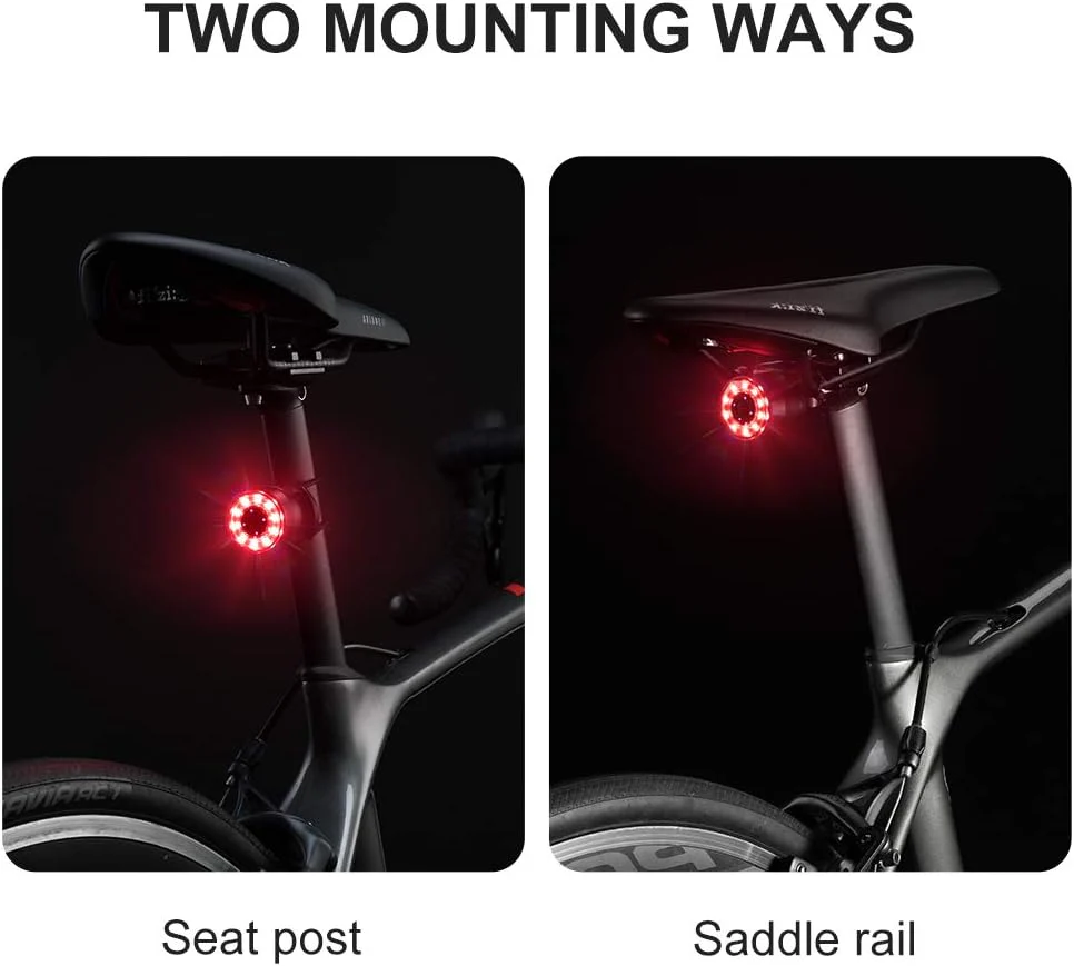 Q1 Tail Light USB with 7 Lighting Colors - Image 4