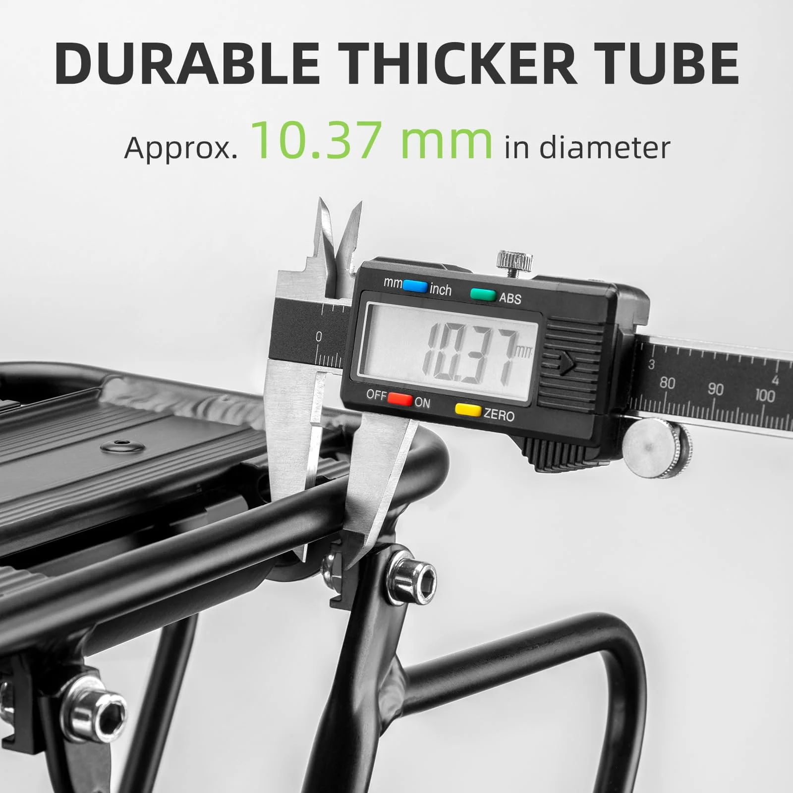 ROCKBROS Quick Release Rear Bike Cargo Rack, 55LB Capacity for 26”-29” MTB  E-Bikes - Image 7