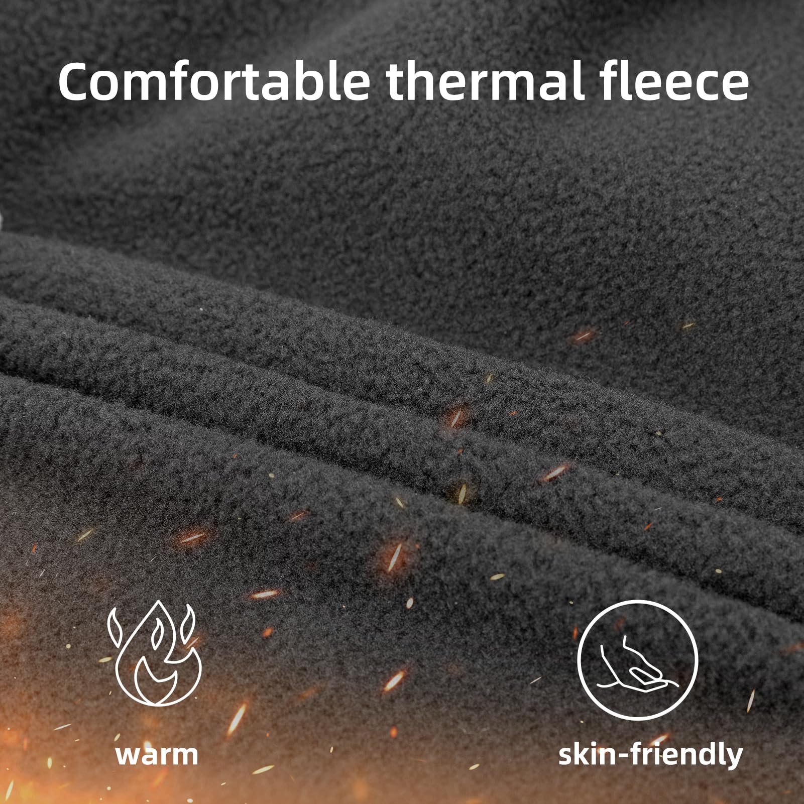 ROCKBROS Ski Balaclava Thermal Fleece Balaclava for Cold Weather Winter Men - Image 19