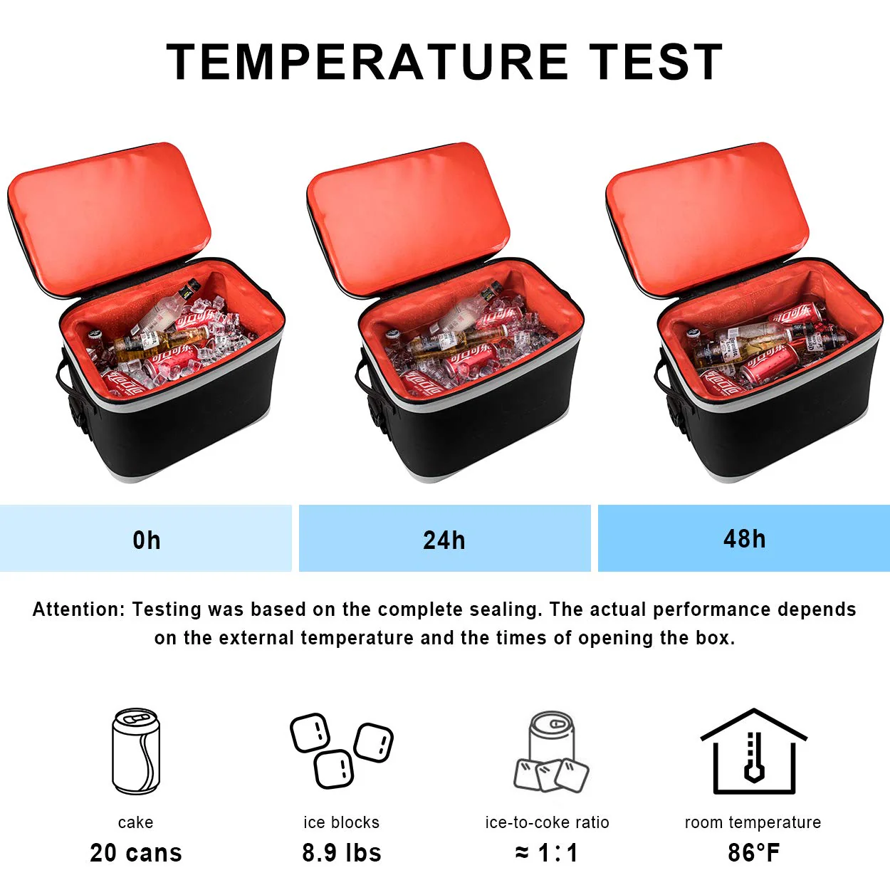 ROCKBROS Soft Cooler 30 Can Insulated Leak Proof Soft Pack - Image 6