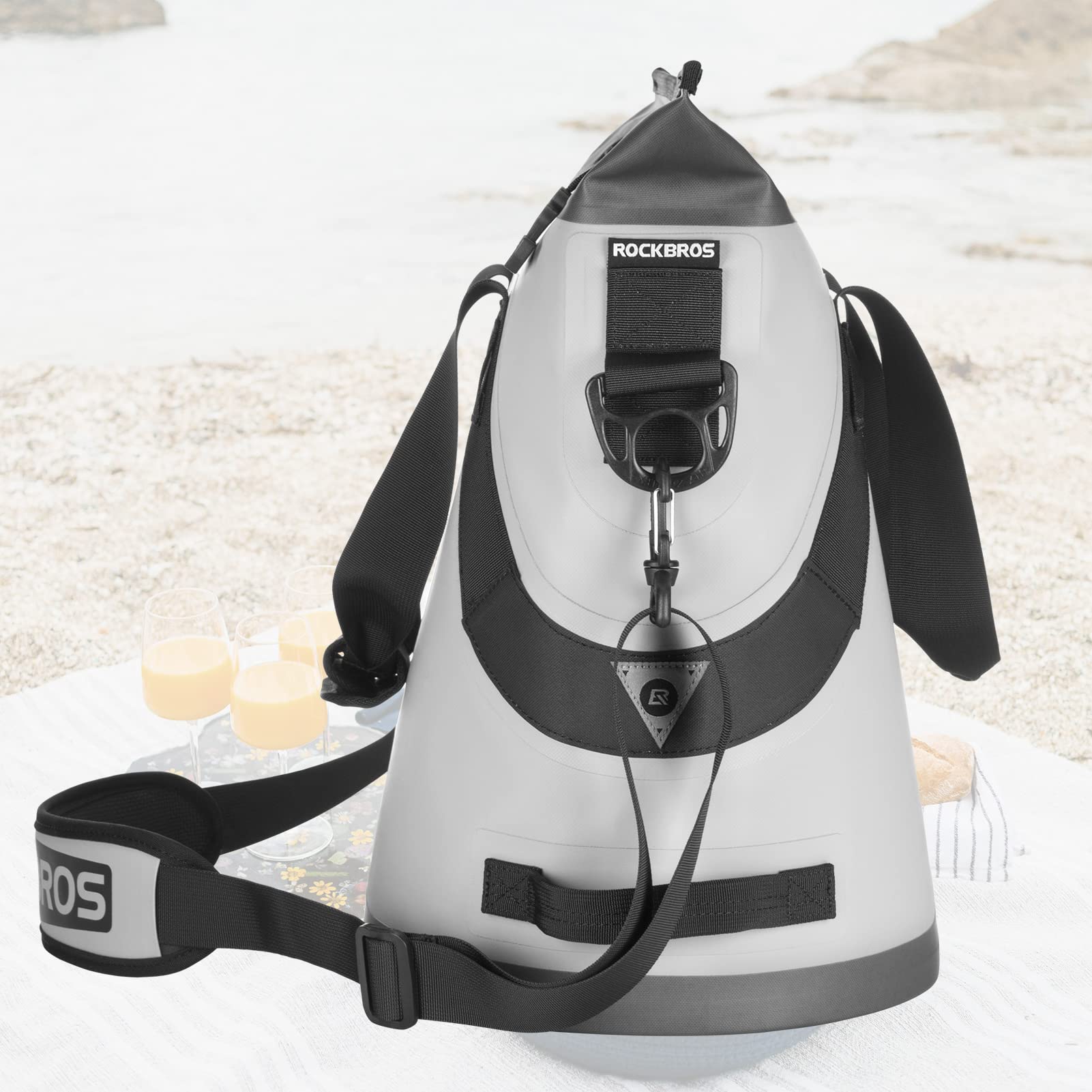 ROCKBROS Soft Cooler Insulated Leak Proof Cooler Bag Portable 36 Can - Image 3