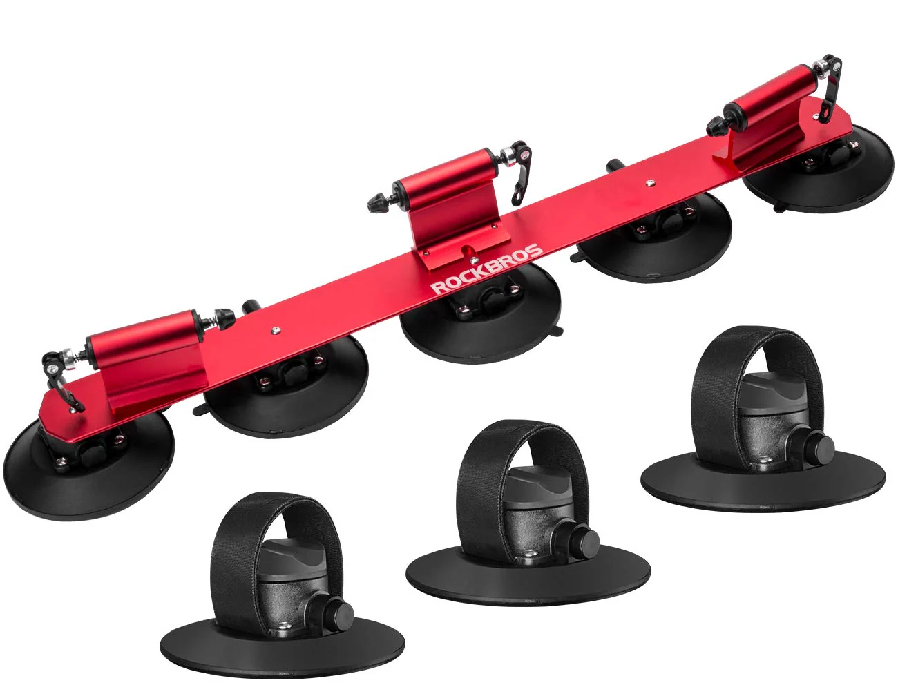 ROCKBROS Suction Cup Bike Rack for Car Roof Quick Release Sucker Mount - Image 15