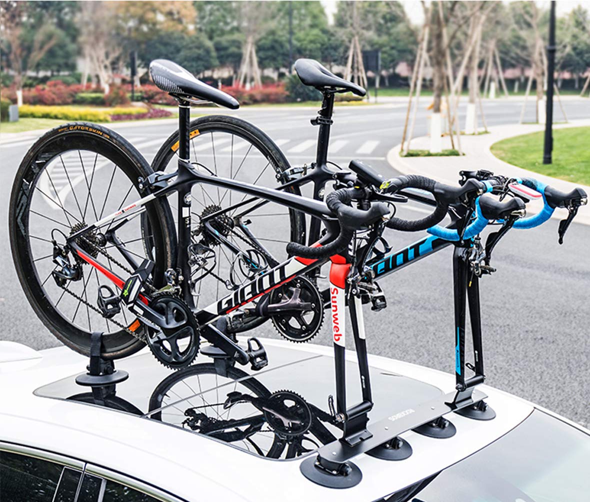 ROCKBROS Suction Cup Bike Rack for Car Roof Quick Release Sucker Mount - Image 35