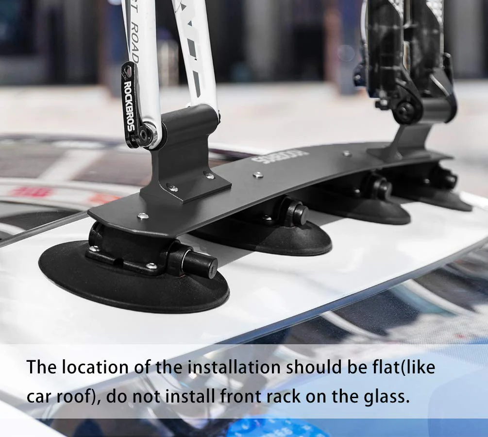 ROCKBROS Suction Cup Bike Rack for Car Roof Quick Release Sucker Mount - Image 39