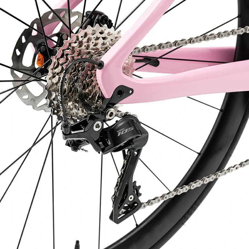 PGZ - Carbon Fiber Road Bike – Pink - Image 3