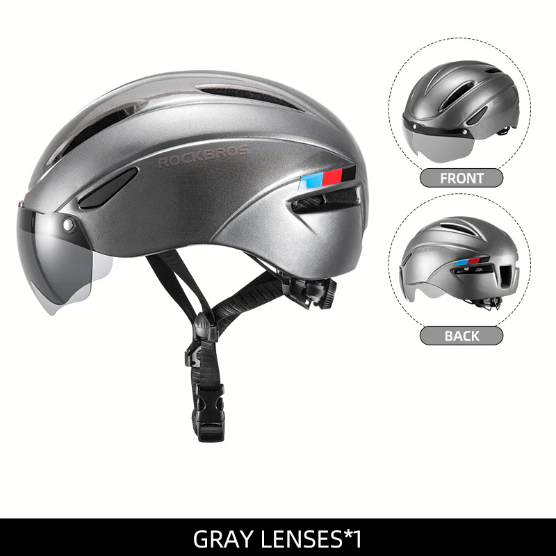 ROCKBROS Ultralight Magnetic Goggles Cycling Helmet - Image 12