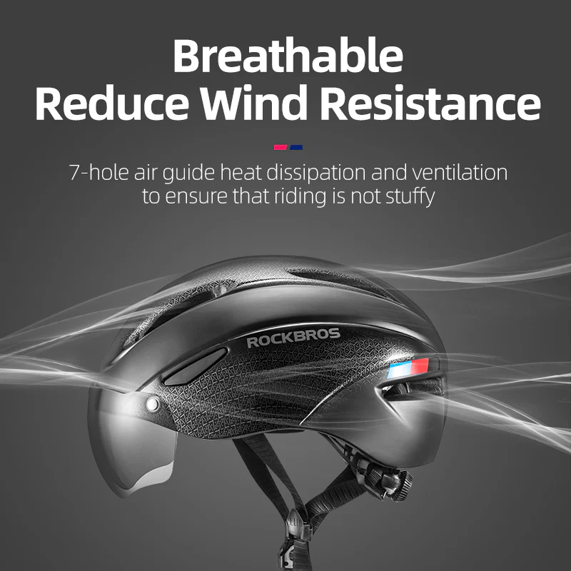 ROCKBROS Ultralight Magnetic Goggles Cycling Helmet - Image 16