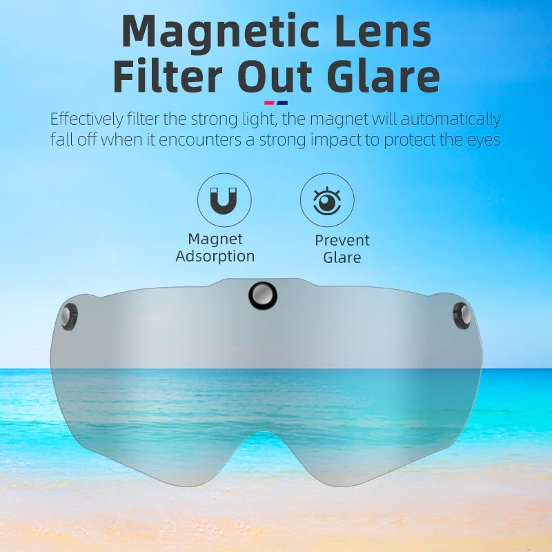 ROCKBROS Ultralight Magnetic Goggles Cycling Helmet - Image 17