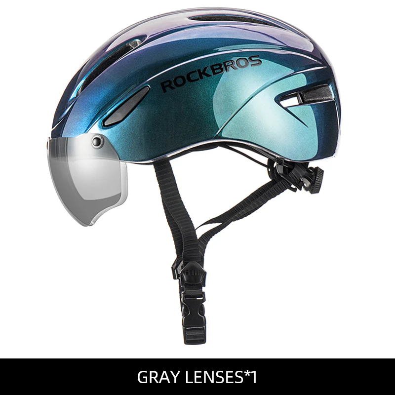 ROCKBROS Ultralight Magnetic Goggles Cycling Helmet - Image 8