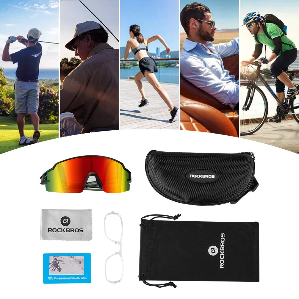 ROCKBROS-Ultralight Polarised Sports Sunglasses 22g - Image 28