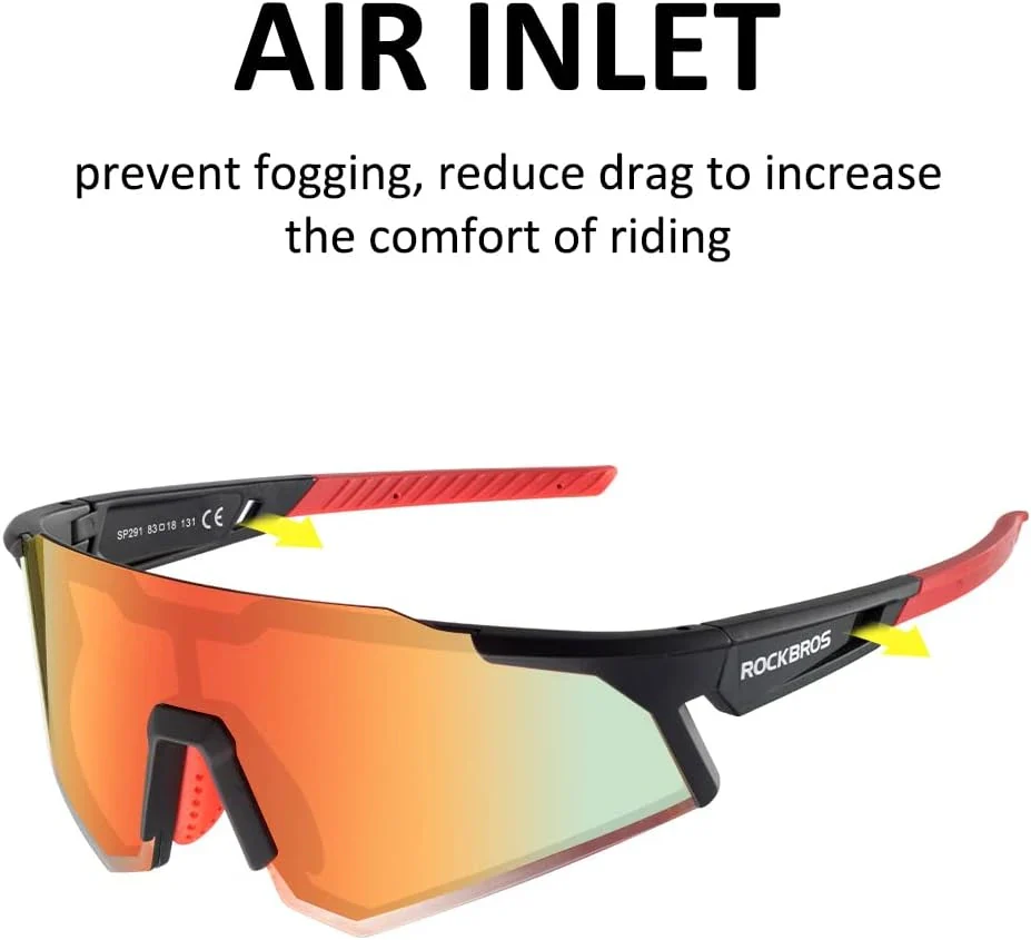 ROCKBROS-Ultralight Polarised Sports Sunglasses 22g - Image 33