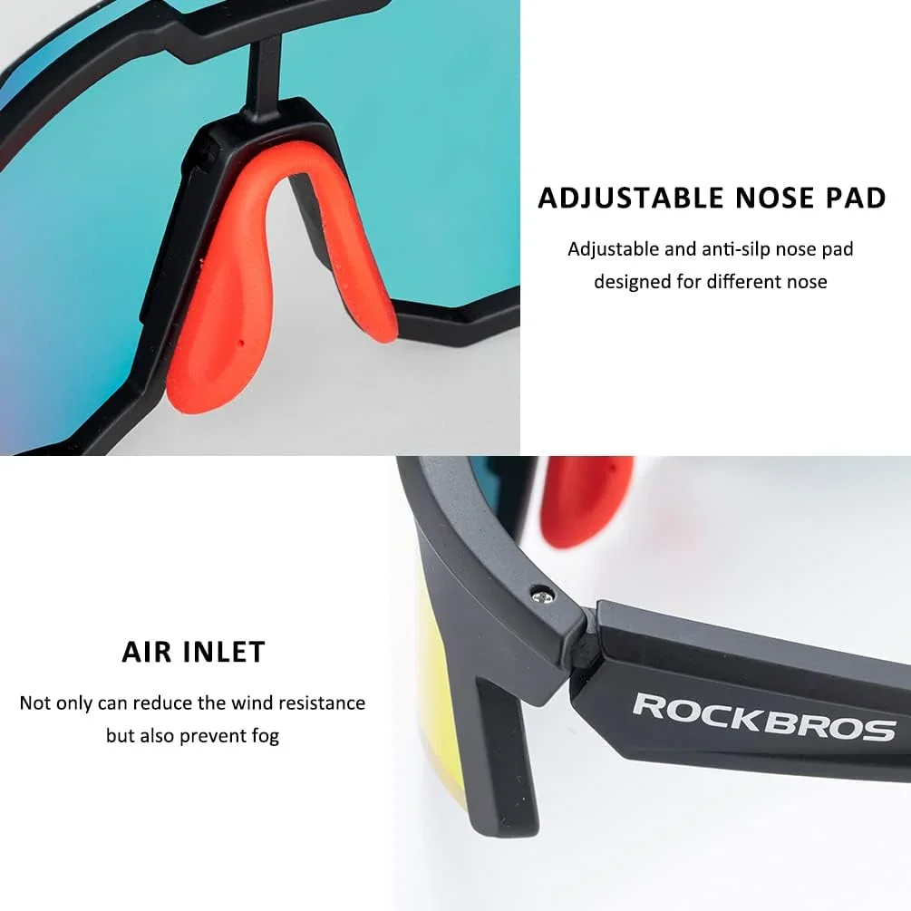 ROCKBROS-Ultralight Polarised Sports Sunglasses 22g - Image 34