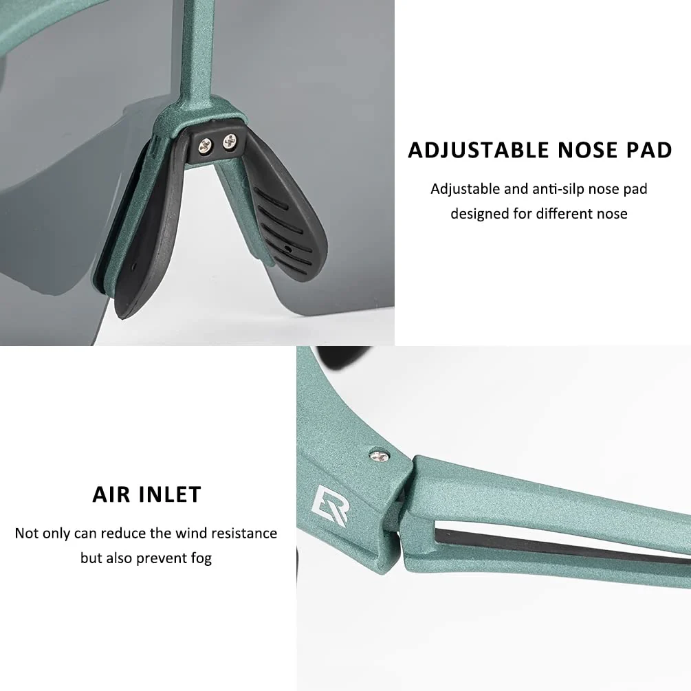 ROCKBROS-Ultralight Polarised Sports Sunglasses 22g - Image 5