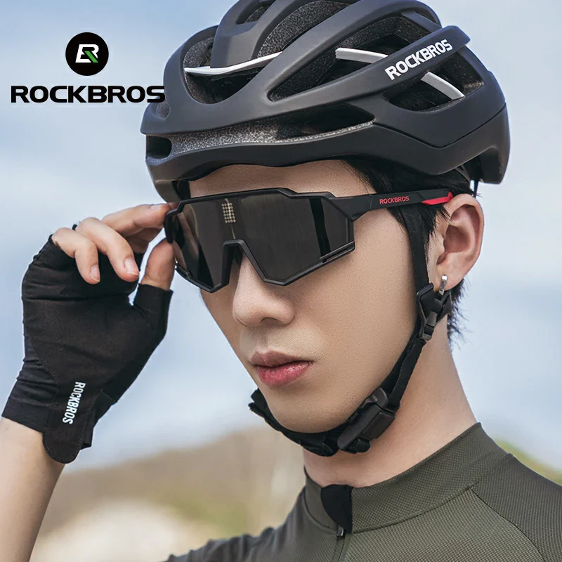 ROCKBROS UV400 Cycling Sunglasses Electronic Photochromic Color Changing - Image 10