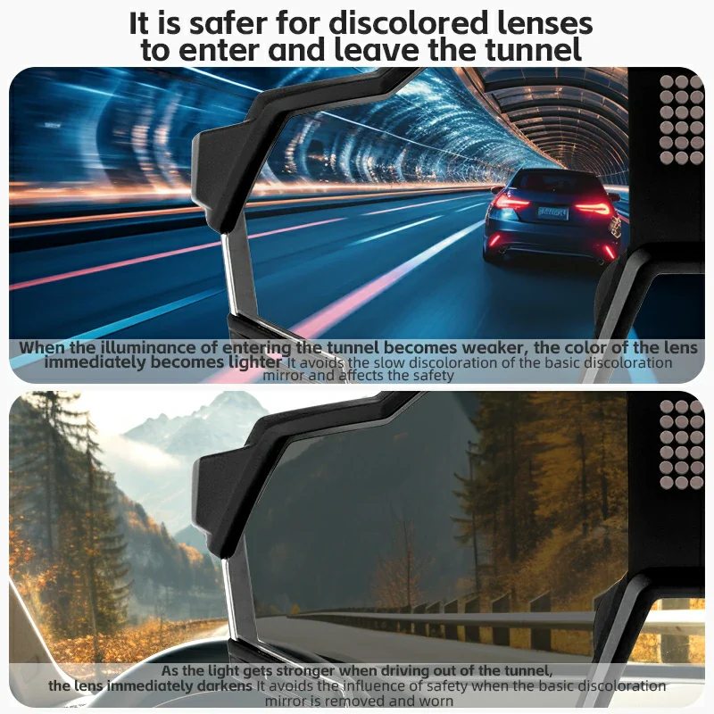 ROCKBROS UV400 Cycling Sunglasses Electronic Photochromic Color Changing - Image 4