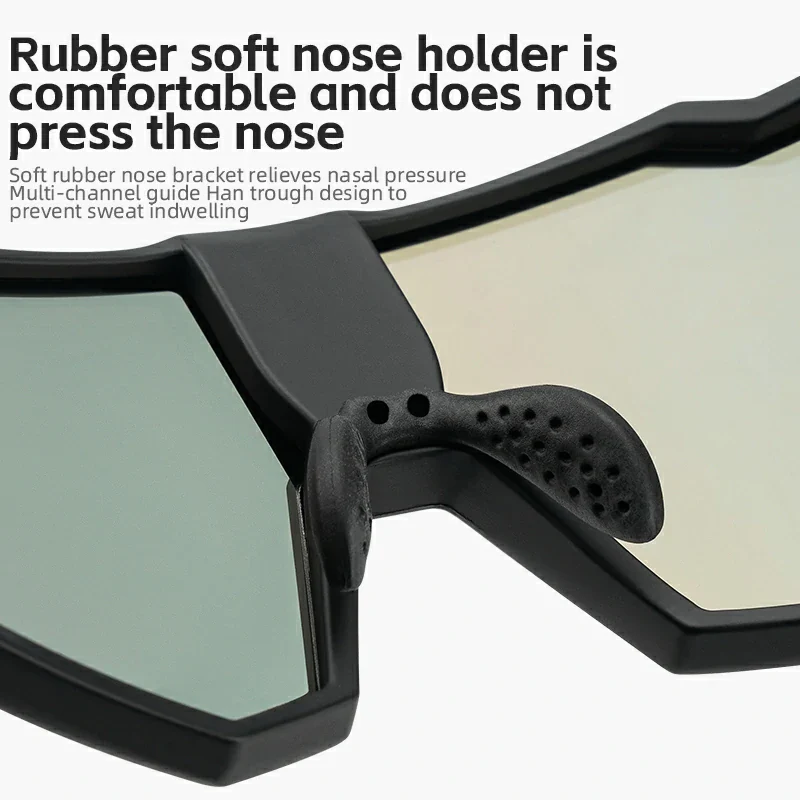 ROCKBROS UV400 Cycling Sunglasses Electronic Photochromic Color Changing - Image 8