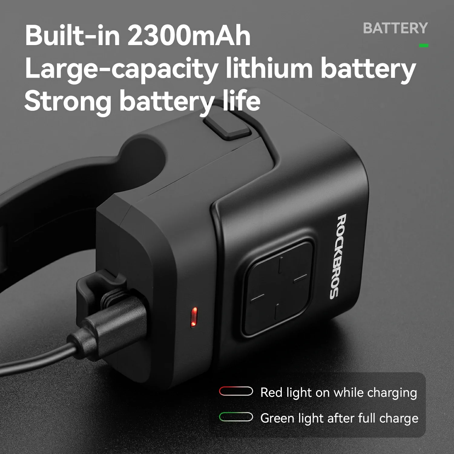 SKL01 Electric Bike Horn Front Light Horn and Light 2-in-1 450lm 2300mAh - Image 5