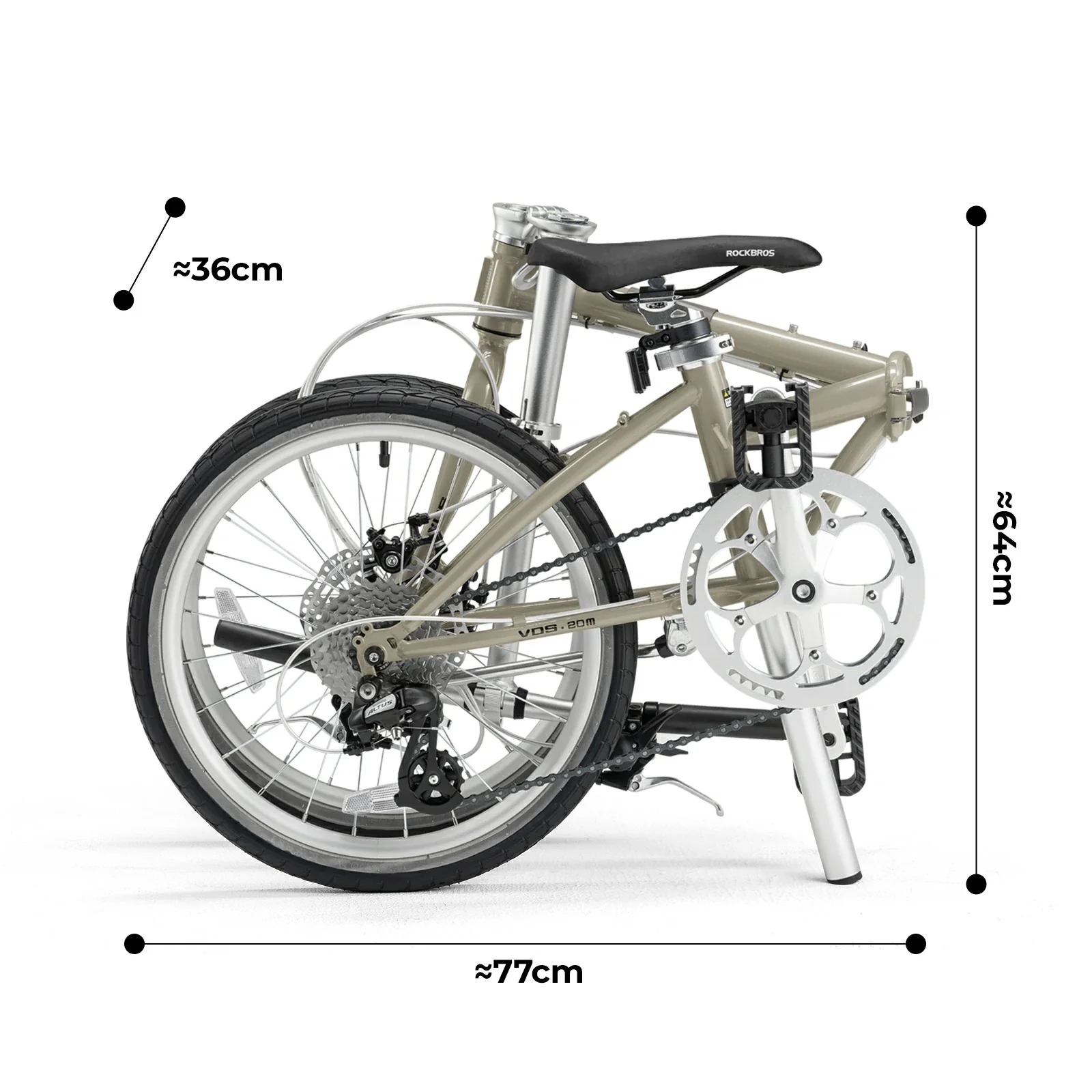 VDS 20-Inch Folding Bike - Image 15