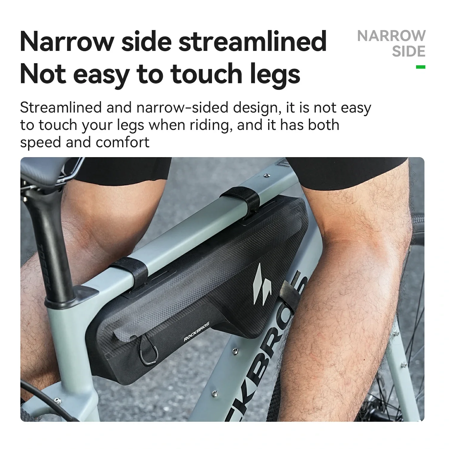 RideMate 100% Waterproof Frame Bag 1.9L Down Tube Bag - Image 5