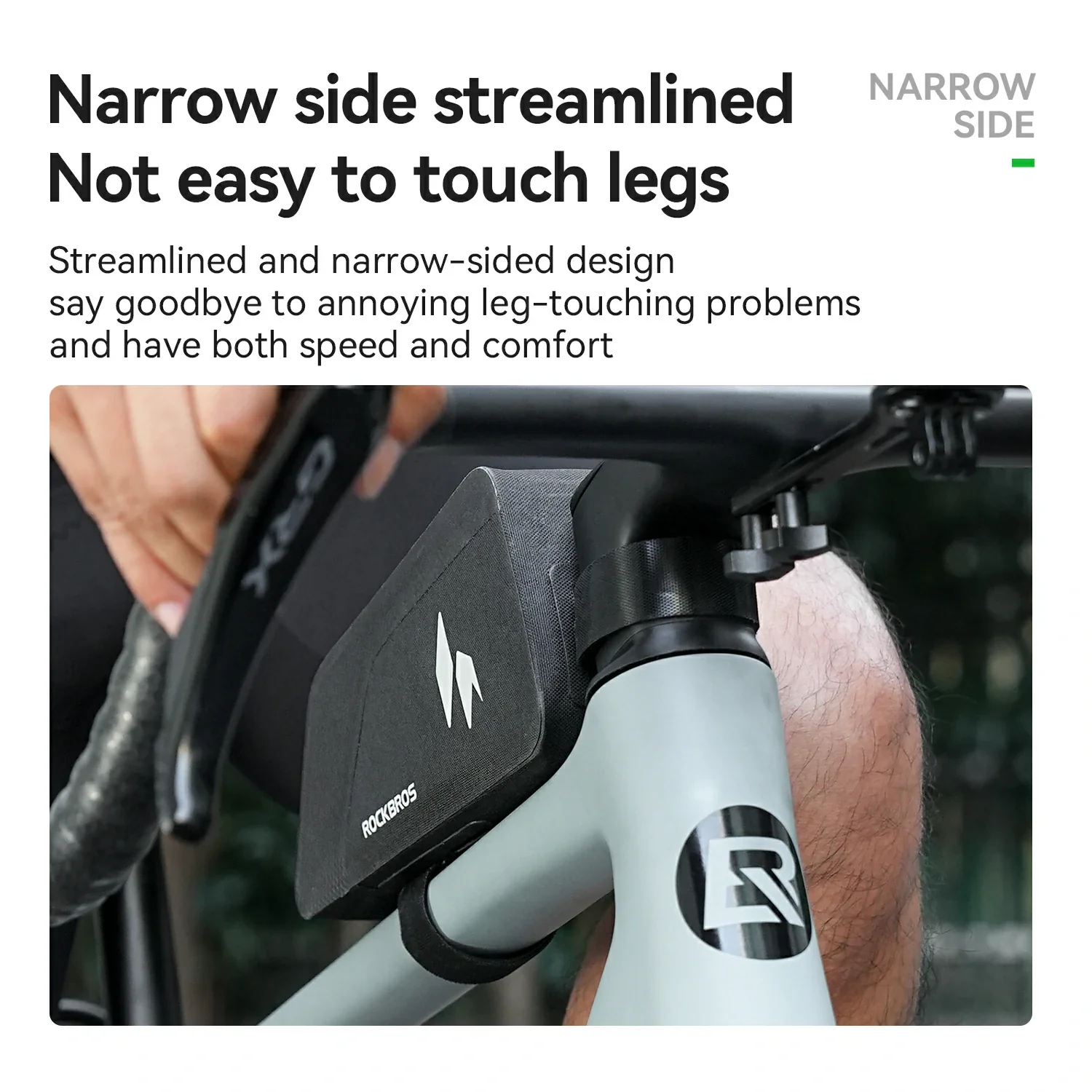 RideMate 100% Waterproof Top Tube Bag 1L - Image 6