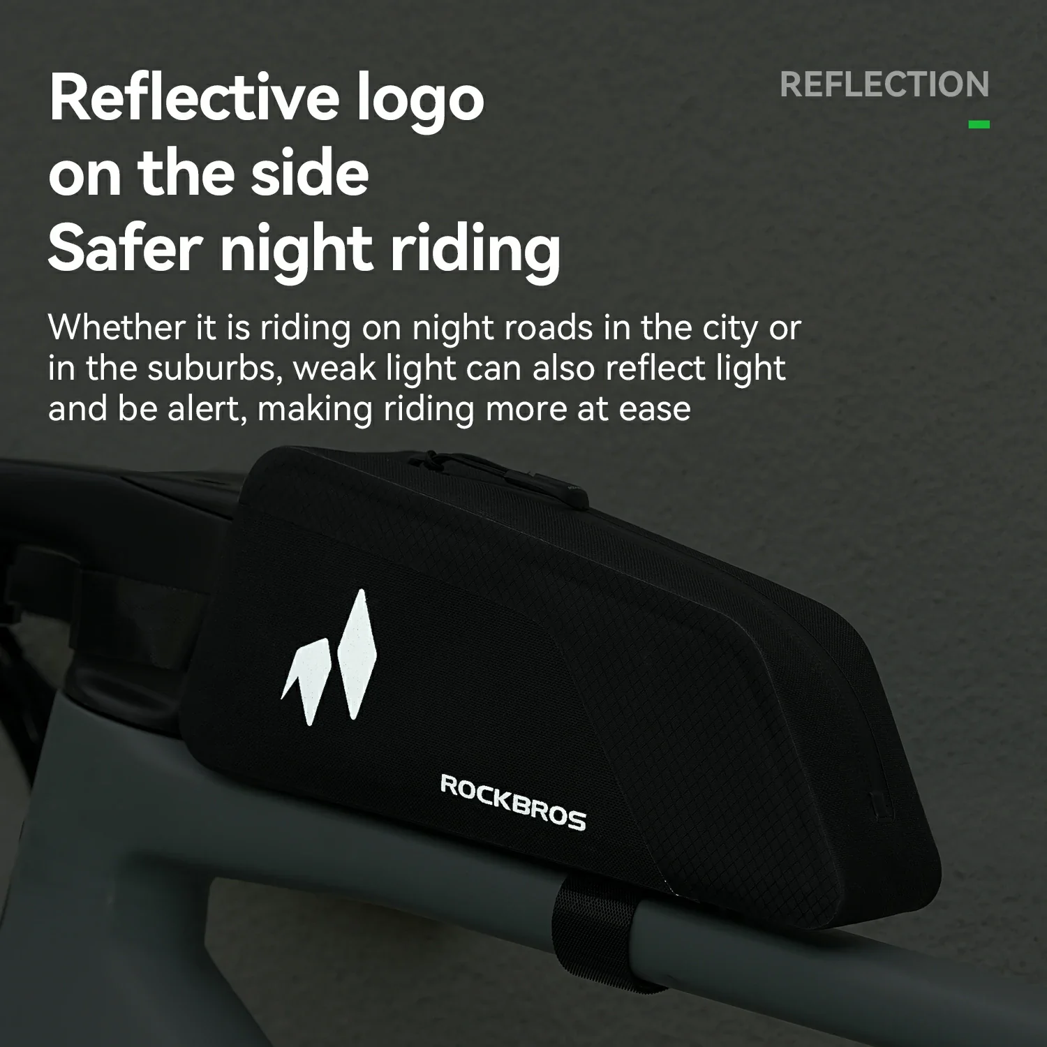 RideMate 100% Waterproof Top Tube Bag 1L - Image 8