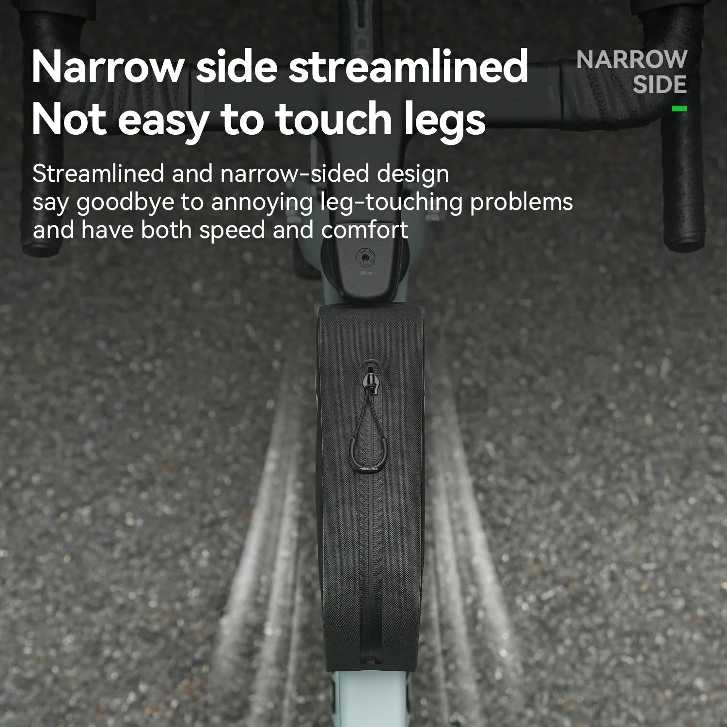 RideMate 100% Waterproof Top Tube Bag 1L - Image 9