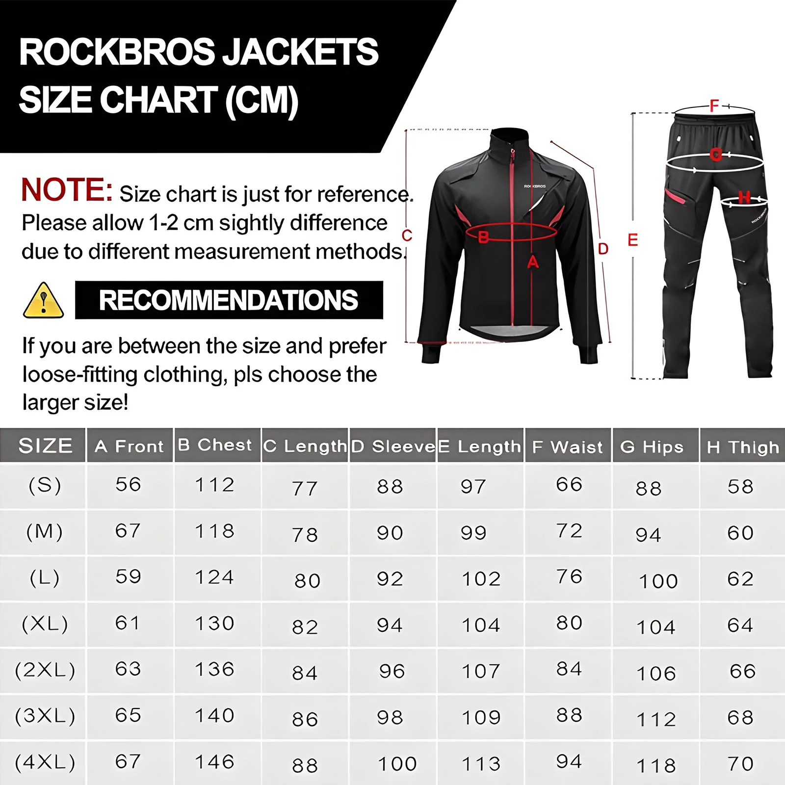 Winter Jacket & Pants Men's Windproof Cycling Suit - Image 3